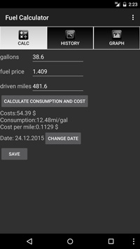Fuel Calculator - app